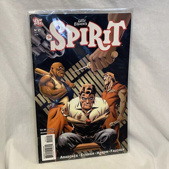 Spirit Vol 1 #21 Nor Prison Walls Paul Smith Cover DC Comics 2008 Sergio Aragoné - Picture 10 of 11